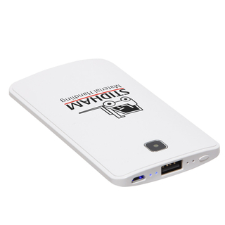 Ultra Flat Power Bank with Flashlight
