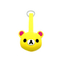 Silicone Cartoon Cute Bear Keychain Multi Ports USB Charging Cable