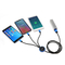4 in 1 LED Light-up Logo USB Charging Cable Keychain