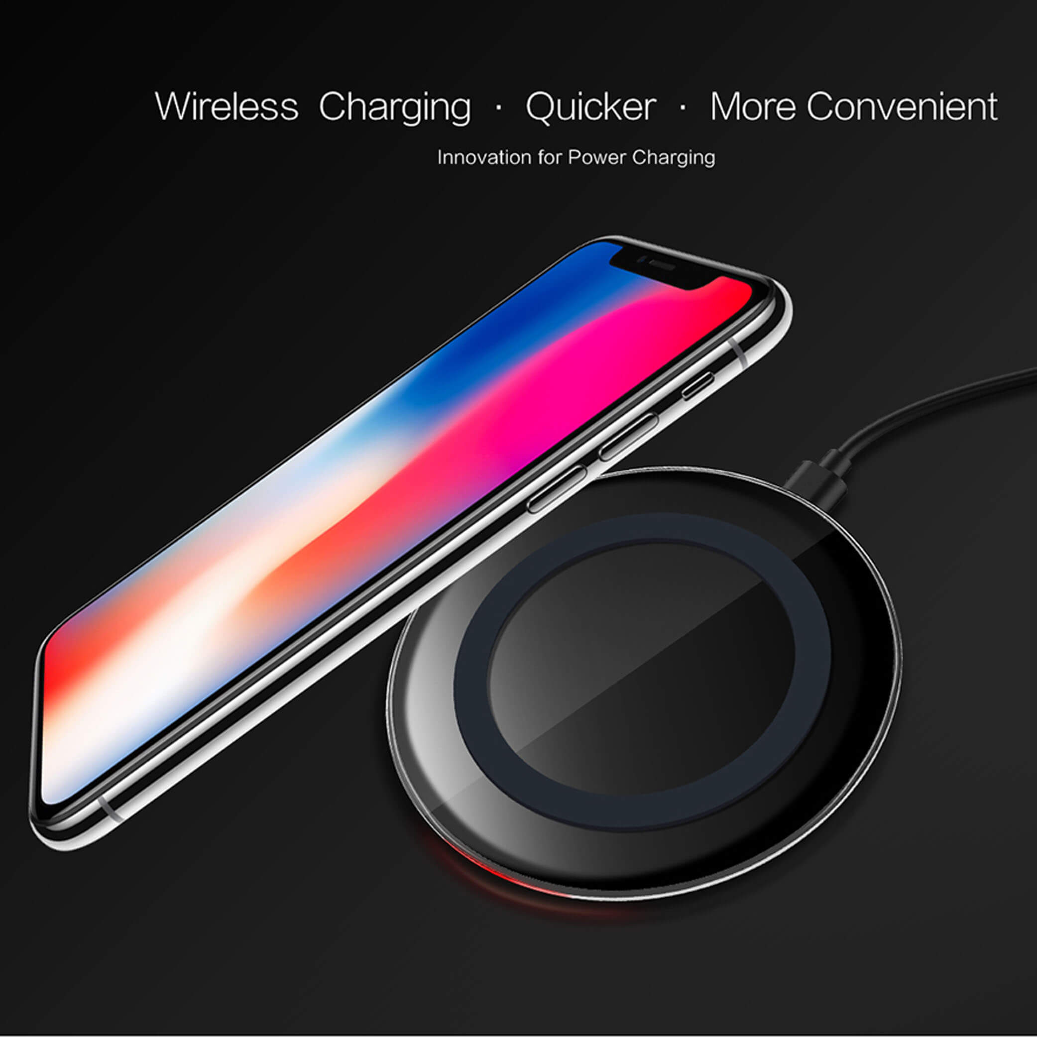 Wireless Charger Compatible with Qi Standard