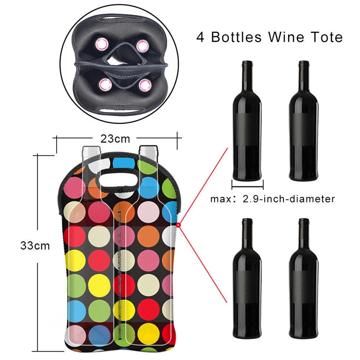 4 Bottles Wine Bag