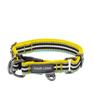 3M Reflective Multi-colored Stripe Dog Collar
